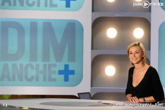 Laurence Ferrari présente "Dimanche +" sur Canal+