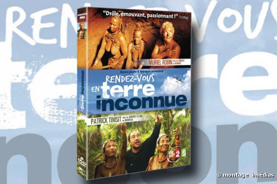 DVD "Rendez-vous en terre inconnue" avec Patrick Timsit et Muriel Robin.