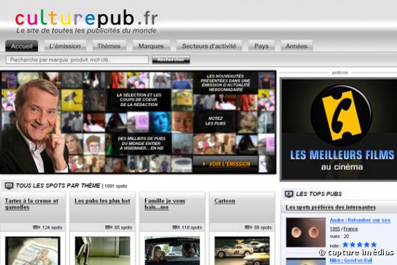 Le nouveau site CulturePub.fr
