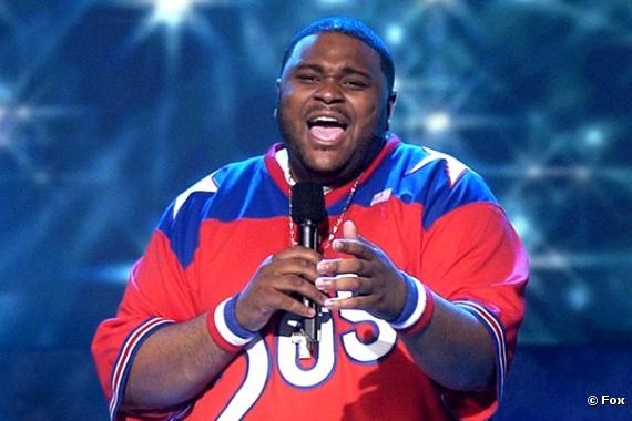 Ruben Studdard sur le plateau d'"American Idol"
