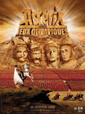 Une affiche de "Astérix aux Jeux Olympiques".