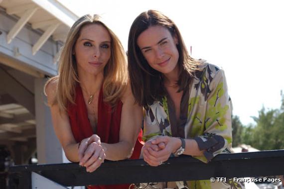 Tonya Kinzinger et Benedicte Delmas dans "Sous le Soleil"
