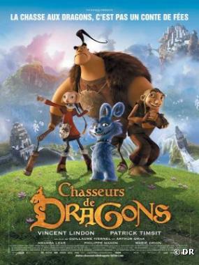 L'affiche du film "Chasseurs de dragons".