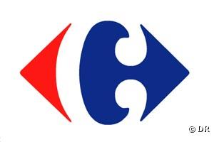 Le logo des magasins Carrefour