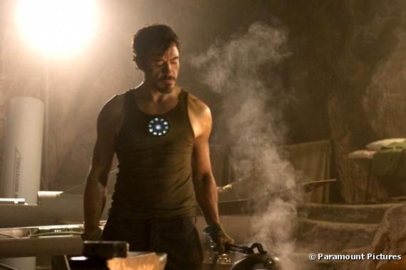 Robert Downey, Jr. dans "Iron Man"