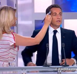 Nicolas Sarkozy, avant son interview sur France 3.