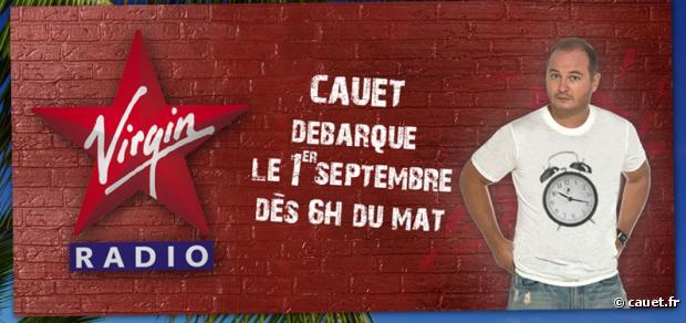 Cauet, sur Virgin Radio le 1er septembre 2008