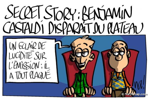 Benjamin Castaldi disparaît du plateau "Secret Story"