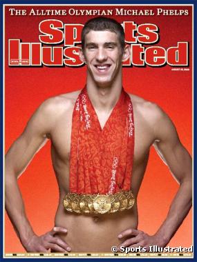 Michael Phelps en couverture de Sports Illustrated
