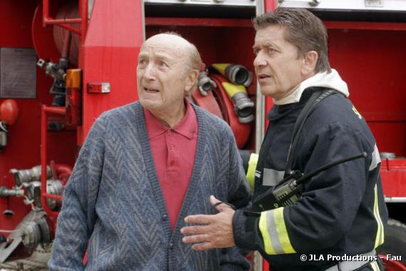 Roland Copé (Zimmer) et Patrick Raynal (Jeannot) dans « SOS 18 »