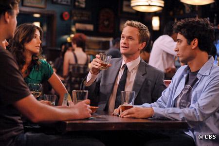 Jason Segel, Cobbie Smulders, Neil Patrick Harris et Josh Radnor dans "How I Met Your Mother"