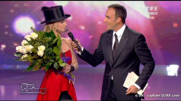 Britney Spears, le 28 novembre 2008 sur le plateau de la Star Academy