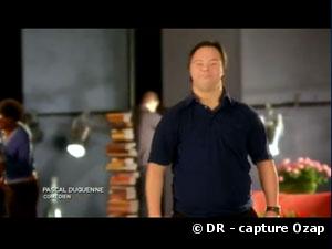 Pascal Duquenne dans la pub Simyo