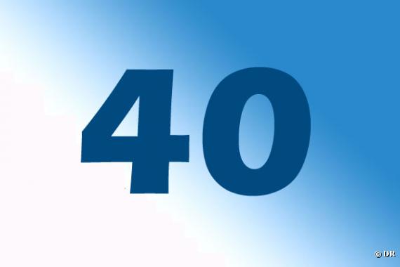 Le chiffre du jour : 40