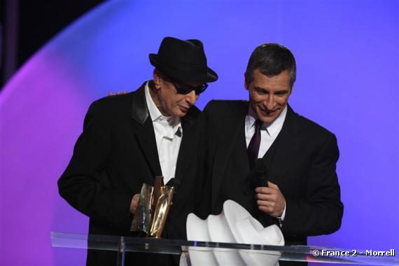 Alain Bashung lors des Victoires de la Musique, le 28 février 2009