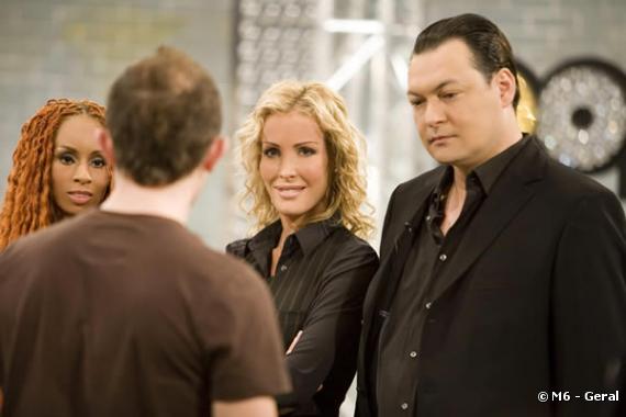 Mia Frye, Ophélie Winter et Benjamin Chulvanij dans "Popstars 2007"