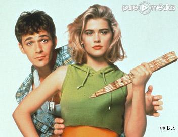 Luke Perry et Kristy Swanson dans "Buffy, tueuse de vampires" en 1992