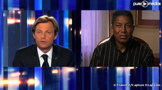 Laurent Delahousse et Jermaine Jackson, ce soir, sur France 2
