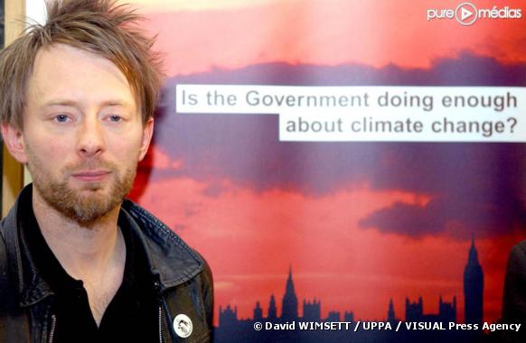 Thom Yorke du groupe Radiohead
