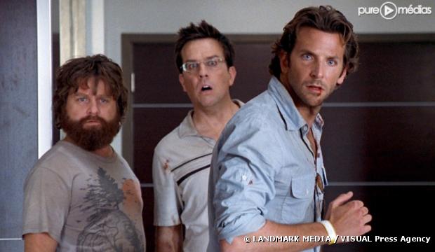 Zach Galifianakis, Ed Helms et Bradley Cooper dans "Very Bad Trip"