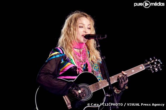Madonna lors du "Stick & Sweet Tour"