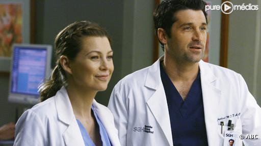 Ellen Pompeo et Patrick Dempsey dans "Grey's Anatomy"