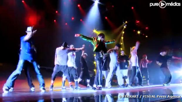 Michael Jackson lors des répétitions de "This is it"
