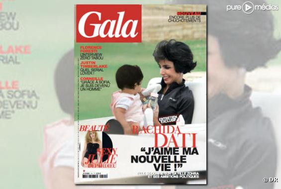 Rachida Dati en couverture de Gala