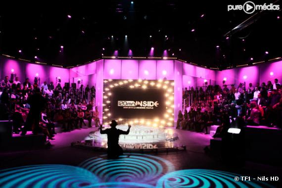 Le plateau de "120 mn Inside" sur TF1