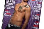 Frédérick Bousquet en Une du mensuel gay "Têtu" (photo)