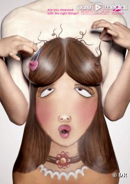 Une affiche de la campagne de la Breast Cancer Foundation