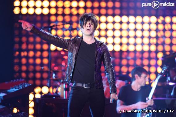 Nicola Sirkis, le 9 février lors des Victoires de la Musique, sur France 4