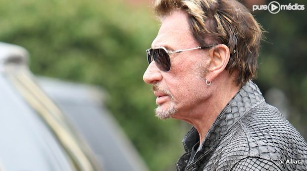 Johnny Hallyday, en avril 2011