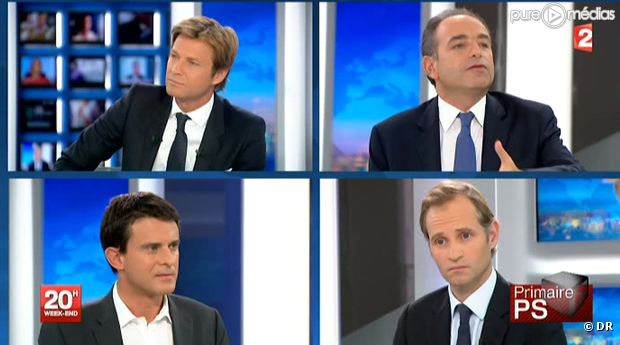 Jean-François Copé au 20 heures de France 2 le 16 octobre 2011.