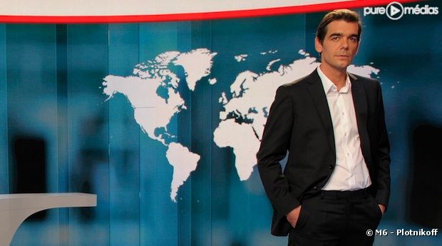 Xavier de Moulins est aux commandes du JT de M6