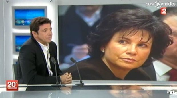 Patrick Bruel, invité du 20 heures de France 2 le 20 novembre 2011.