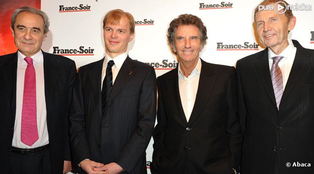 Beaucoup de personnalités politiques s'étaient réunies pour le lancement de la nouvelle formule de France Soir, le 17 mars 2010.