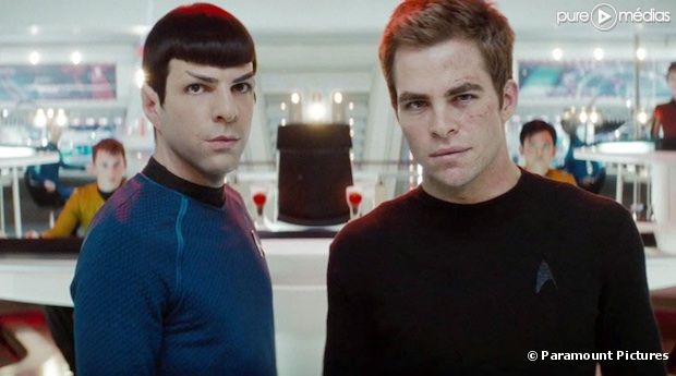 Zachary Quinto et Chris Pine dans "Star Trek"