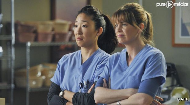Sandra Oh et Ellen Pompeo dans "Grey's Anatomy"