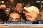 Un journaliste de BFMTV agrippé en direct par des supporters du PSG