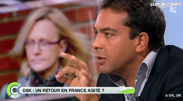Patrick Cohen et David Koubbi sur France 5, le 30 août 2011.