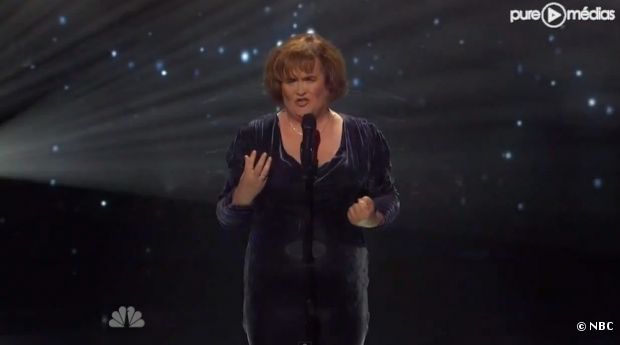 Susan Boyle sur le plateau de "America's Got Talent"