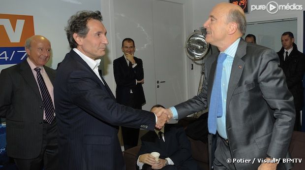 Jean-Jacques Bourdin reçoit Alain Juppé le 17 novembre 2011 sur BFM TV