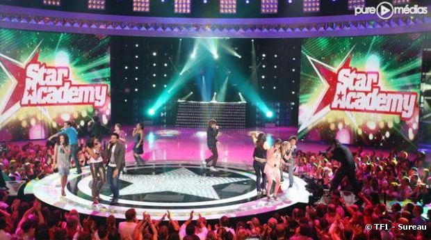 Le plateau de la "Star Academy", en 2008 sur TF1