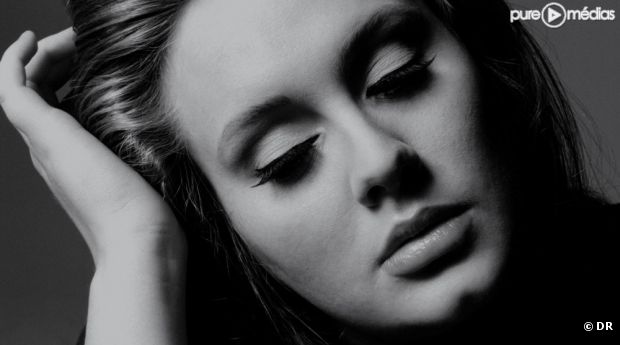 Adele sur la pochette de "21"