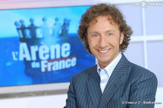 Stéphane Bern sur le plateau de "L'Arène de France"