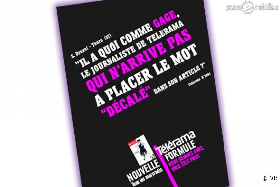 Campagne de publicité de "Télérama" (septembre 2006)