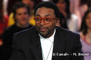 Spike Lee sur le plateau du "Grand journal de Canal+".