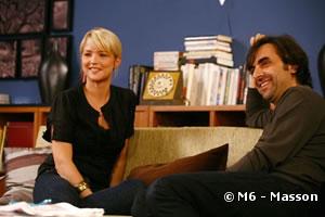 Virginie Efira et André Manoukian sur le tournage de la deuxième saison de "Off prime"
