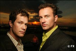 Dylan Walsh et Julian McMahon dans "Nip/Tuck"